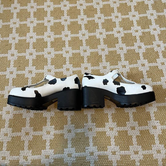 Dolls Kill Cow Print Mary Janes - Picture 7 of 9